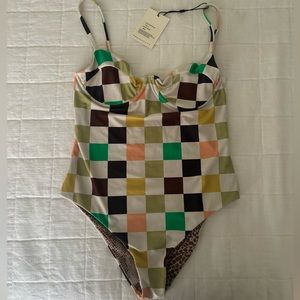 Acacia Swimwear NWT Suki Full Piece in Eames